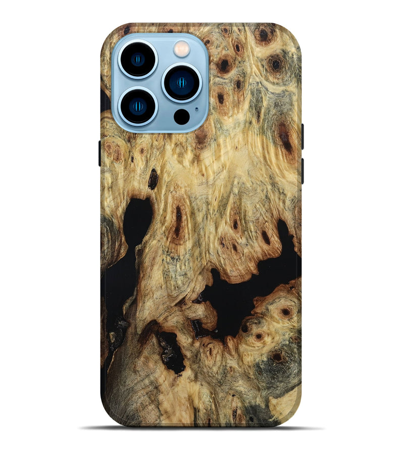 iPhone 14 Pro Max Wood Live Edge Phone Case - Braylon (Wood Burl, 800535)
