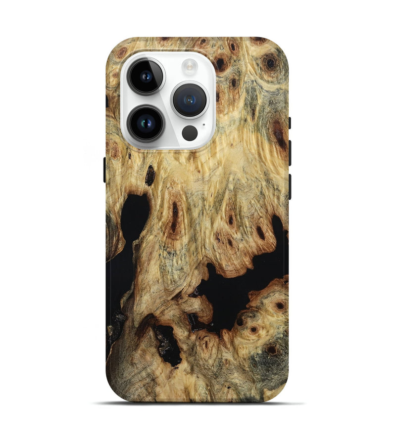 iPhone 15 Pro Wood Live Edge Phone Case - Braylon (Wood Burl, 800535)