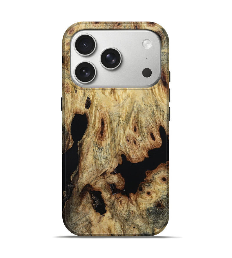 iPhone 17 Pro Wood Live Edge Phone Case - Braylon (Wood Burl, 800535)