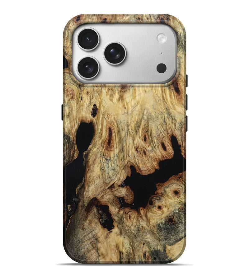 iPhone 17 Pro Max Wood Live Edge Phone Case - Braylon (Wood Burl, 800535)
