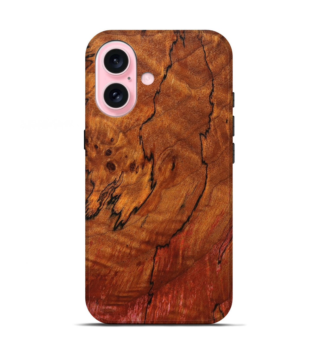 iPhone 17 Wood Live Edge Phone Case - Alondra (Wood Burl, 800536)