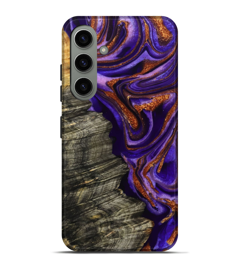 Galaxy S24 Plus Wood Live Edge Phone Case - Jerilyn (Purple, 800537)