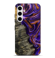 Galaxy S25 Plus Wood Live Edge Phone Case - Jerilyn (Purple, 800537)