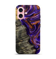iPhone 17 Wood Live Edge Phone Case - Jerilyn (Purple, 800537)