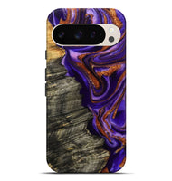 Pixel 10 Pro XL Wood Live Edge Phone Case - Jerilyn (Purple, 800537)