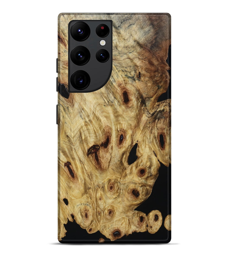 Galaxy S22 Ultra Wood Live Edge Phone Case - Asaiah (Wood Burl, 800538)