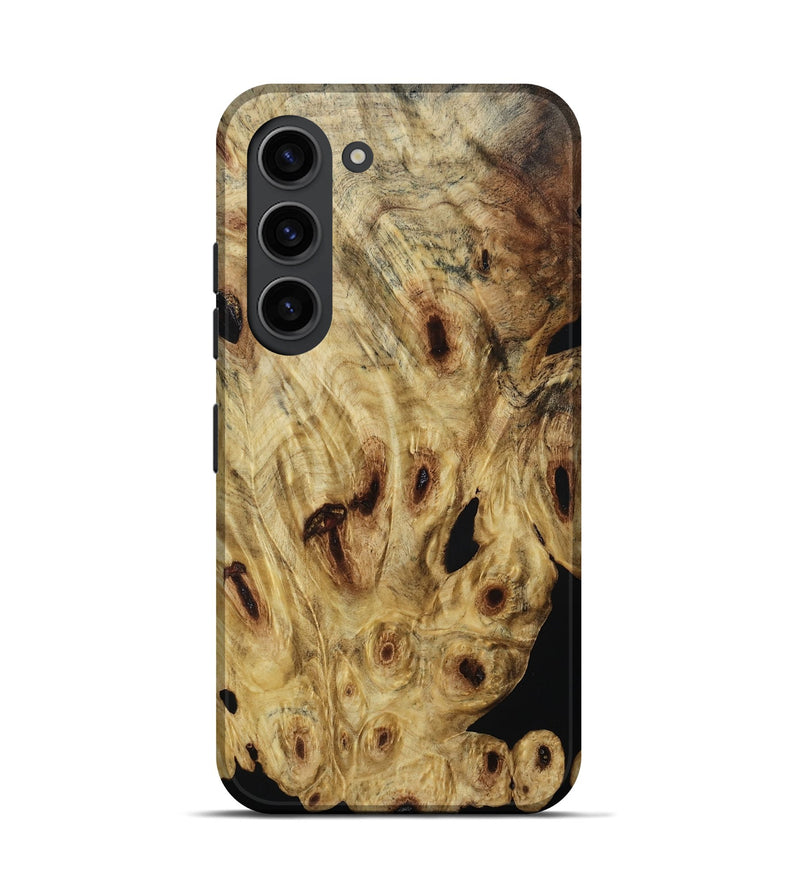 Galaxy S23 Wood Live Edge Phone Case - Asaiah (Wood Burl, 800538)