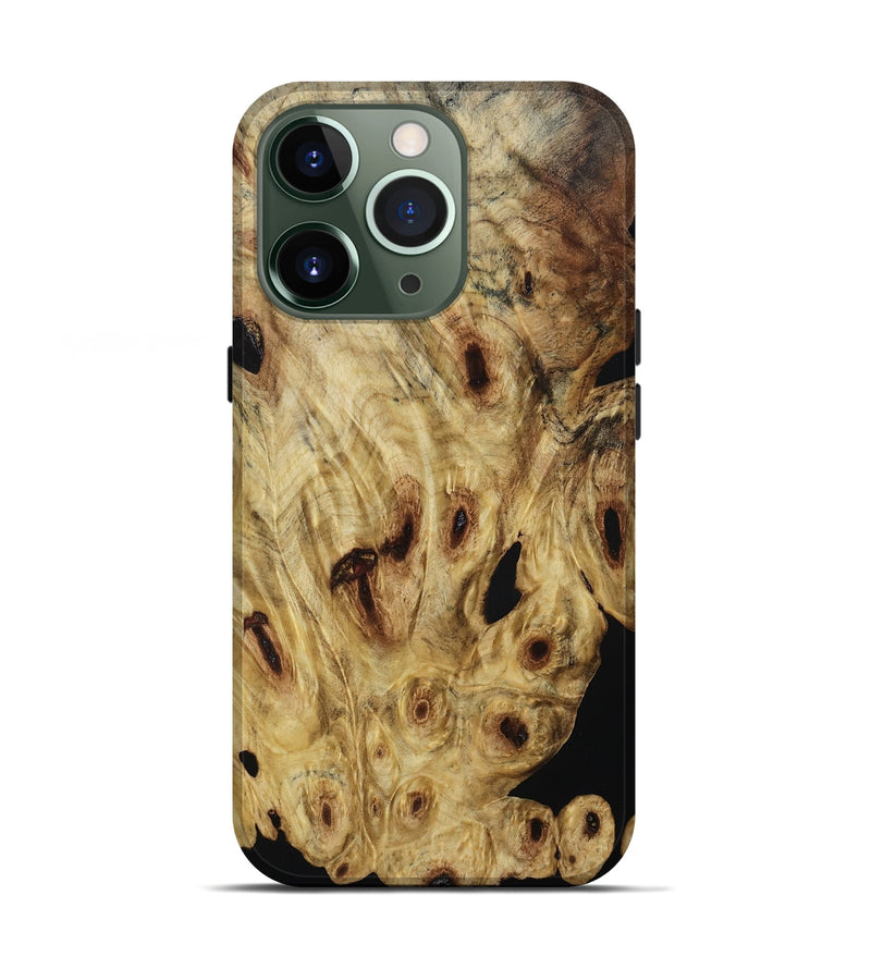 iPhone 13 Pro Wood Live Edge Phone Case - Asaiah (Wood Burl, 800538)