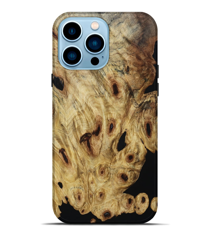 iPhone 14 Pro Max Wood Live Edge Phone Case - Asaiah (Wood Burl, 800538)