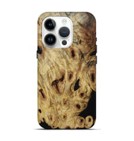 iPhone 15 Pro Wood Live Edge Phone Case - Asaiah (Wood Burl, 800538)