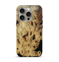 iPhone 16 Pro Wood Live Edge Phone Case - Asaiah (Wood Burl, 800538)