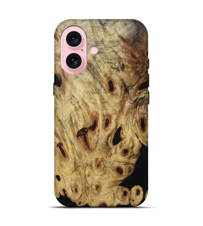 iPhone 17 Wood Live Edge Phone Case - Asaiah (Wood Burl, 800538)