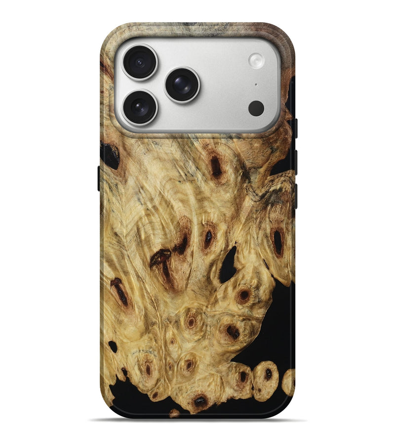 iPhone 17 Pro Max Wood Live Edge Phone Case - Asaiah (Wood Burl, 800538)