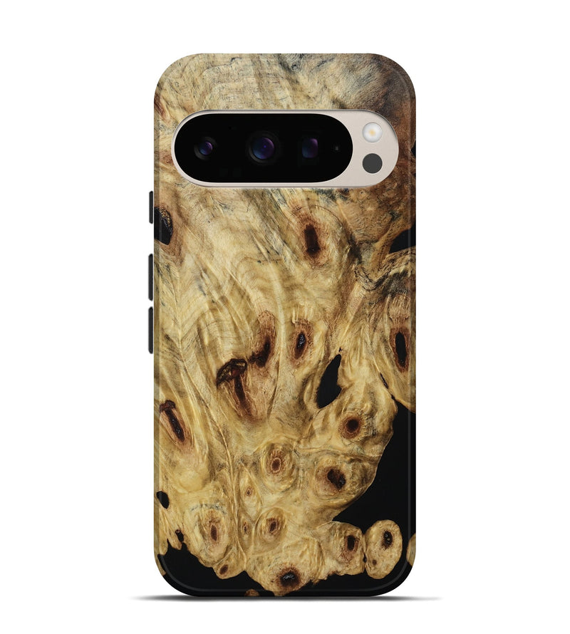 Pixel 10 Pro Wood Live Edge Phone Case - Asaiah (Wood Burl, 800538)