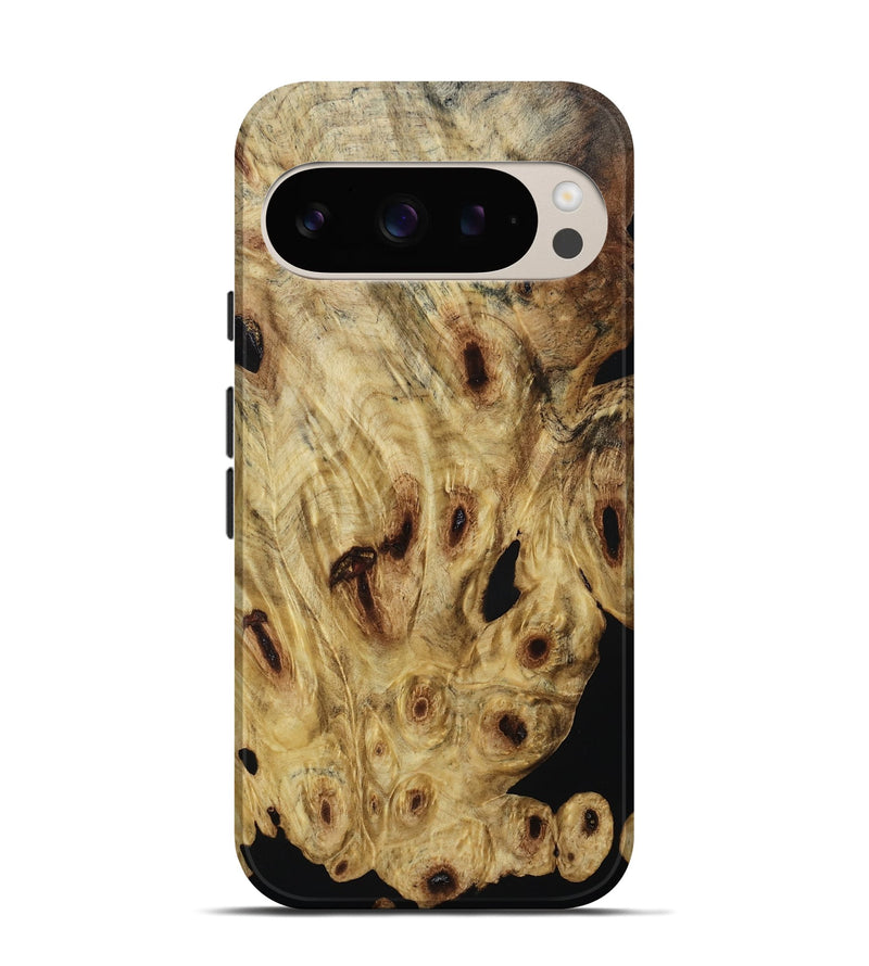 Pixel 9 Pro Wood Live Edge Phone Case - Asaiah (Wood Burl, 800538)