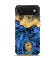 iPhone 17 Air Wood Live Edge Phone Case - Adler (Blue, 800540)