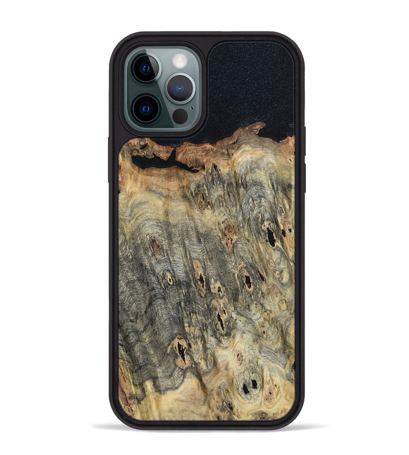 iPhone 12 Pro Max Wood Phone Case - Edd (Wood Burl, 800546)