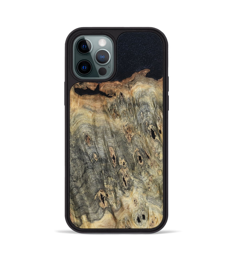 iPhone 12 Pro Wood Phone Case - Edd (Wood Burl, 800546)