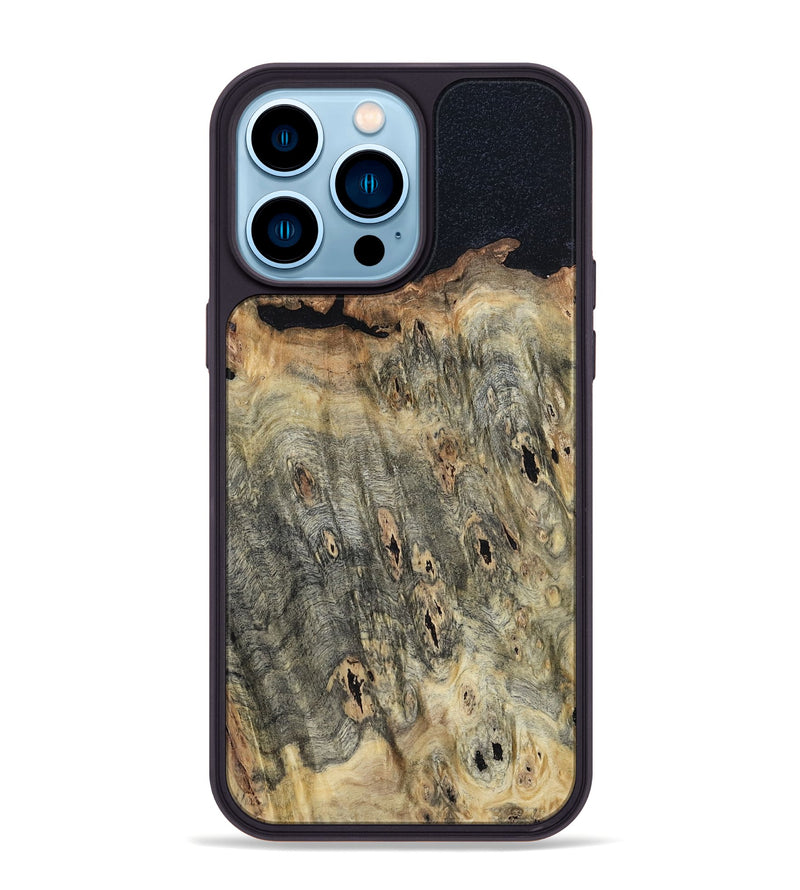 iPhone 14 Pro Max Wood Phone Case - Edd (Wood Burl, 800546)