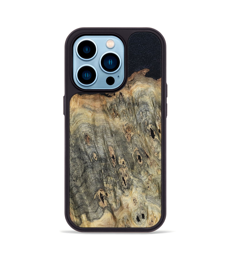 iPhone 14 Pro Wood Phone Case - Edd (Wood Burl, 800546)