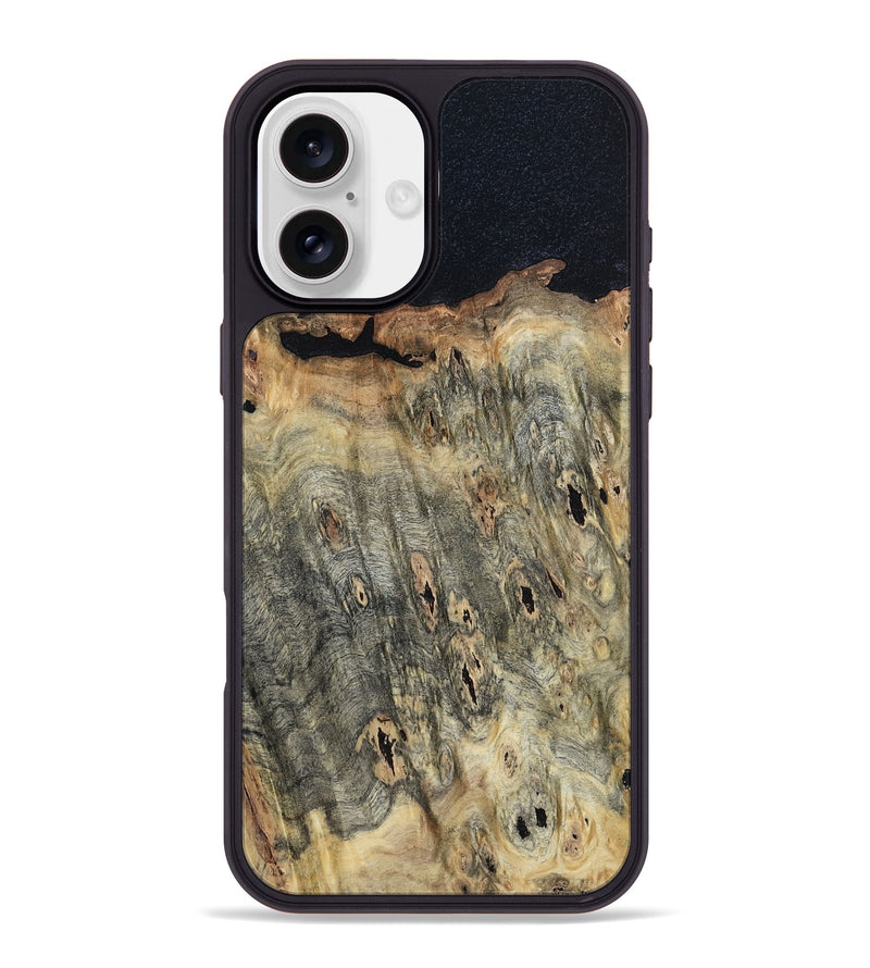 iPhone 16 Plus Wood Phone Case - Edd (Wood Burl, 800546)
