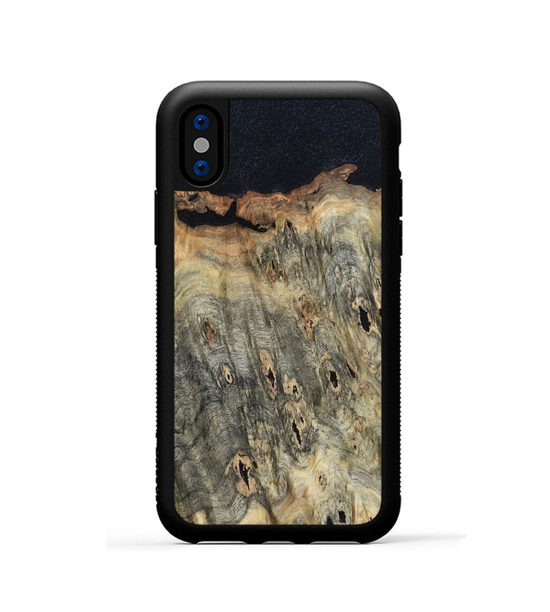 iPhone Xs Wood Phone Case - Edd (Wood Burl, 800546)