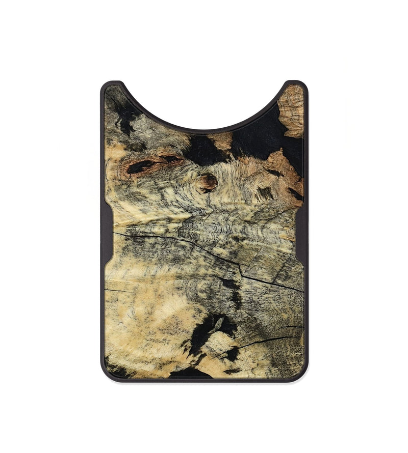 Alloy Wood Wallet - Mariel (Wood Burl, 800551)