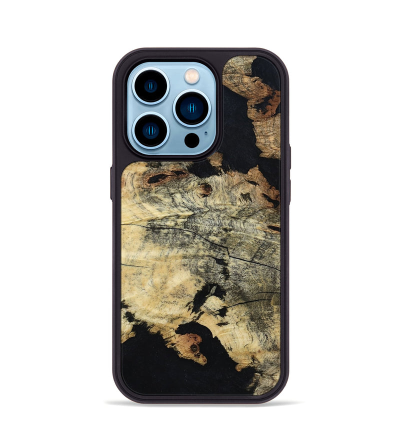 iPhone 14 Pro Wood Phone Case - Mariel (Wood Burl, 800551)