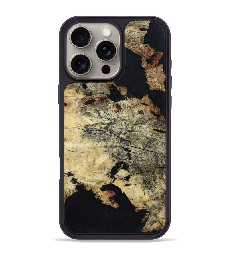 iPhone 16 Pro Max Wood Phone Case - Mariel (Wood Burl, 800551)
