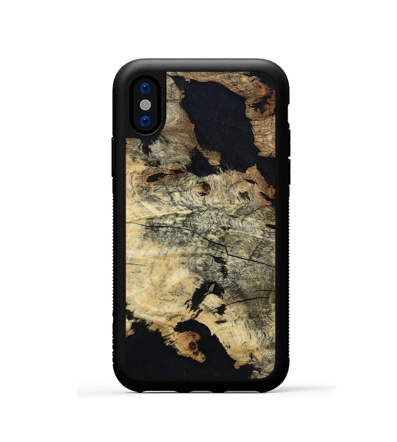 iPhone Xs Wood Phone Case - Mariel (Wood Burl, 800551)