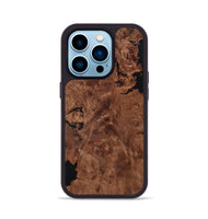 iPhone 14 Pro Wood Phone Case - Damari (Wood Burl, 800552)