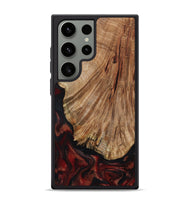 Galaxy S24 Ultra Wood Phone Case - Joselin (Red, 800553)