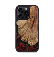 iPhone 15 Pro Wood Phone Case - Joselin (Red, 800553)