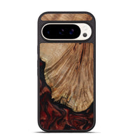 Pixel 9 Wood Phone Case - Joselin (Red, 800553)