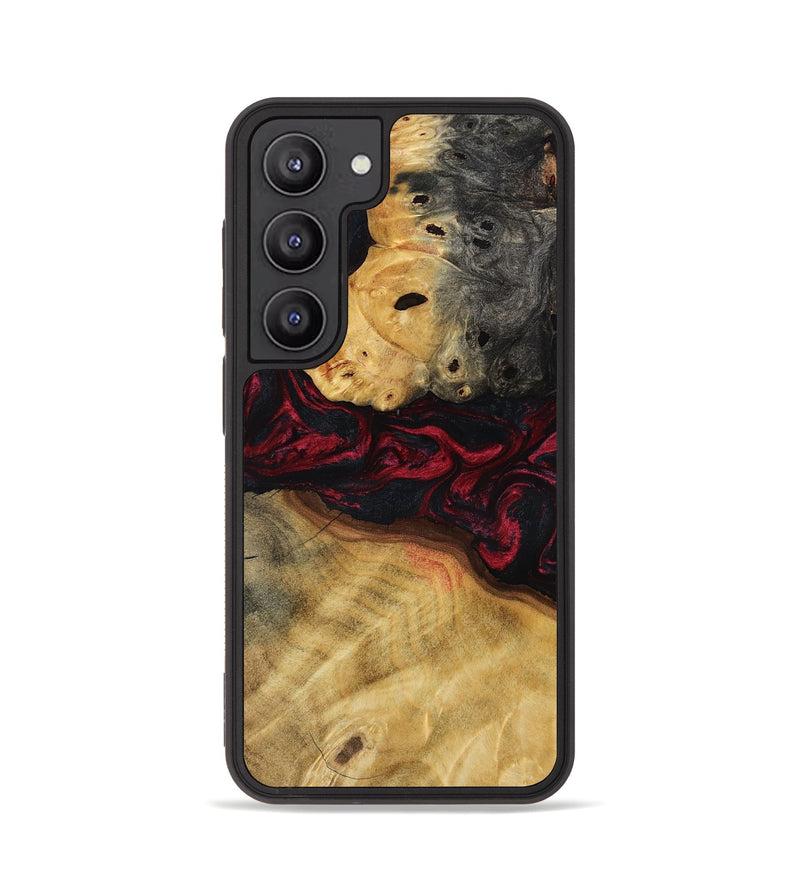 Galaxy S23 Wood Phone Case - Jair (Red, 800554)
