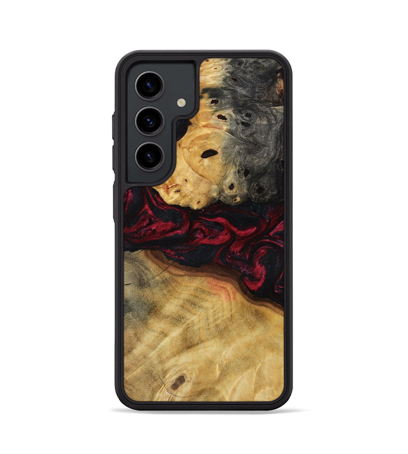 Galaxy S24 Wood Phone Case - Jair (Red, 800554)
