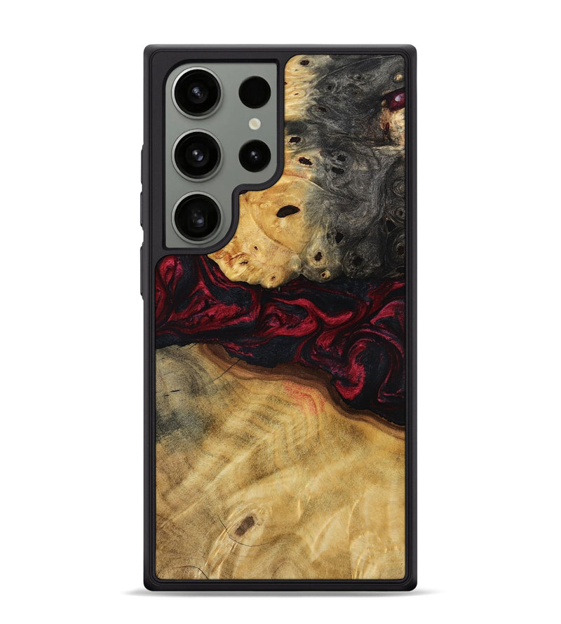Galaxy S24 Ultra Wood Phone Case - Jair (Red, 800554)