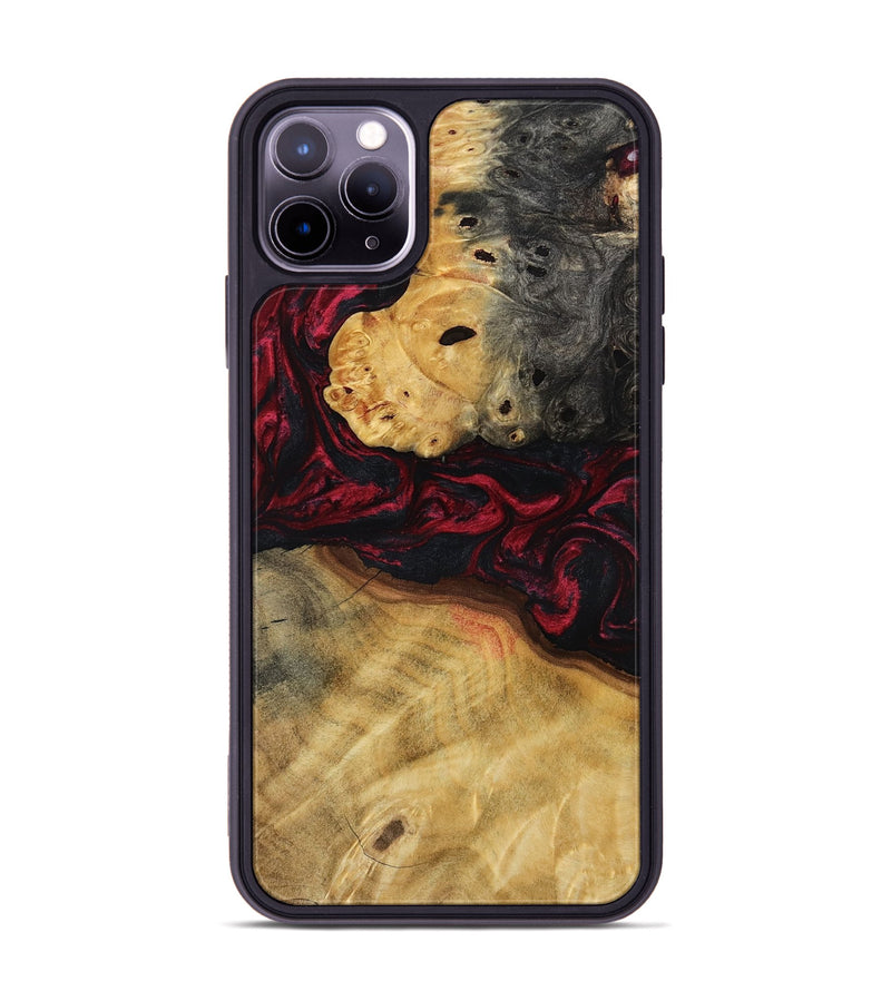 iPhone 11 Pro Max Wood Phone Case - Jair (Red, 800554)