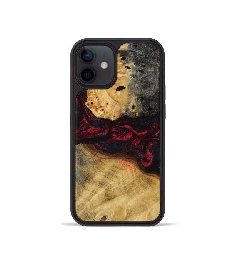 iPhone 12 mini Wood Phone Case - Jair (Red, 800554)
