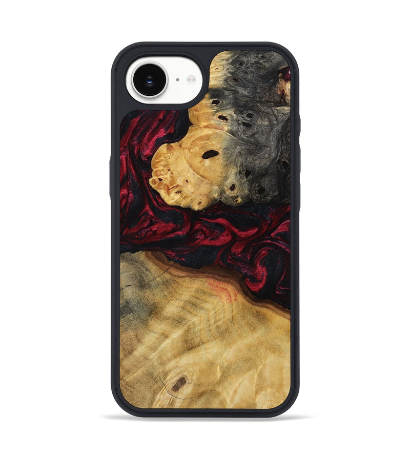 iPhone 16e Wood Phone Case - Jair (Red, 800554)