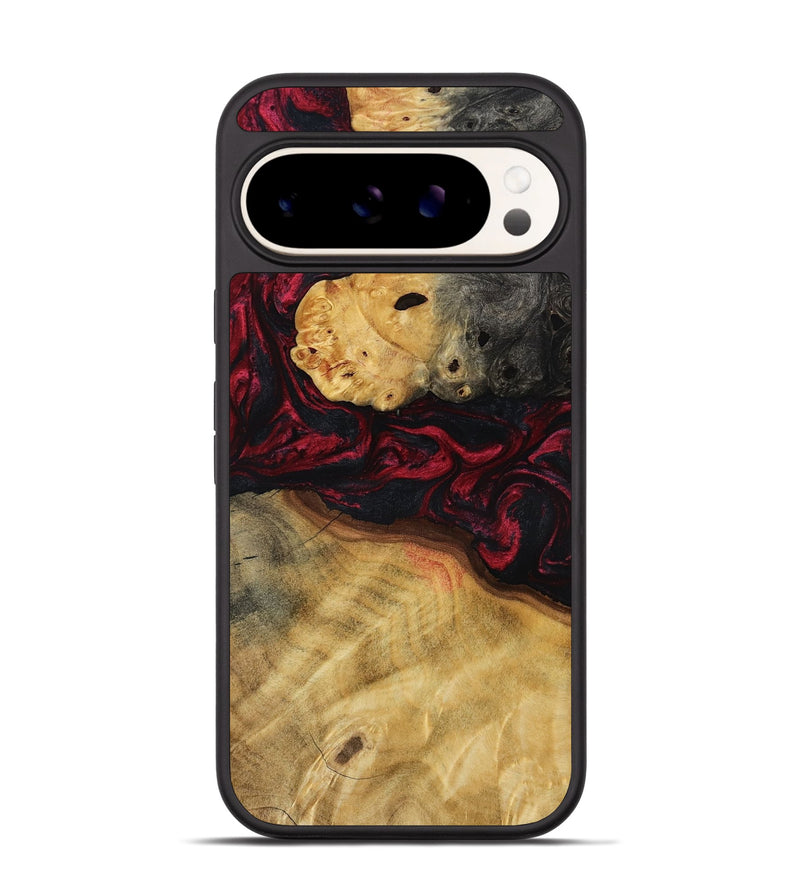 Pixel 9 Pro Wood Phone Case - Jair (Red, 800554)