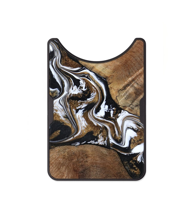 Alloy Wood Wallet - Rosanne (Black & White, 800556)