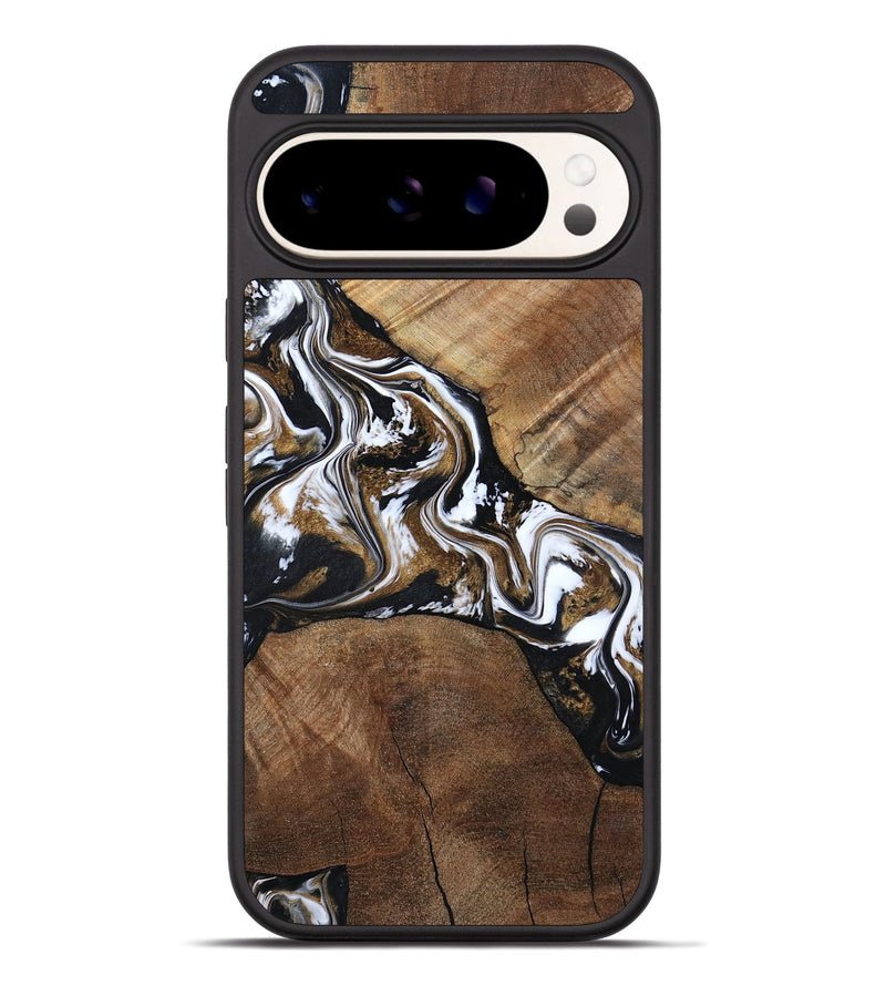 Pixel 9 Pro XL Wood Phone Case - Rosanne (Black & White, 800556)
