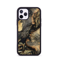 iPhone 11 Pro Wood Phone Case - Ernest (Black & White, 800557)