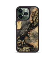 iPhone 13 Pro Wood Phone Case - Ernest (Black & White, 800557)