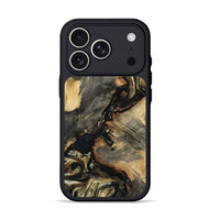 iPhone 17 Pro Wood Phone Case - Ernest (Black & White, 800557)