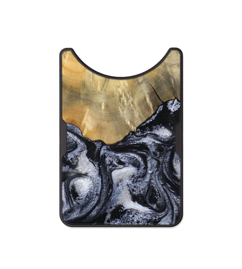 Alloy Wood Wallet - Andria (Black & White, 800558)