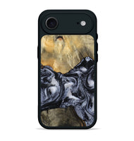 iPhone 17 Air Wood Phone Case - Andria (Black & White, 800558)
