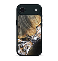 iPhone 17 Air Wood Phone Case - Hailee (Black & White, 800559)