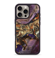 iPhone 16 Pro Max Wood Phone Case - Amaris (Black & White, 800561)